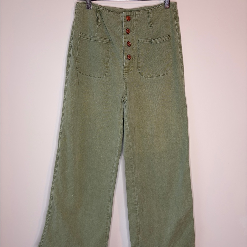 Entro Olive Green Women's Jeans